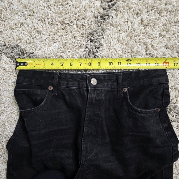 Zara Black High Rise Bootcut Jeans Size 6 - Picture 5 of 7